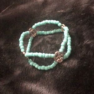 teal bracelet